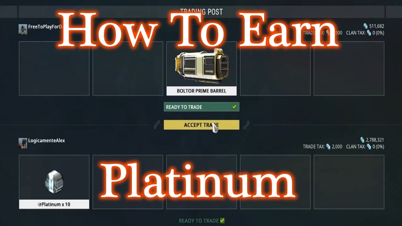 warframe how to sell mods for platinum